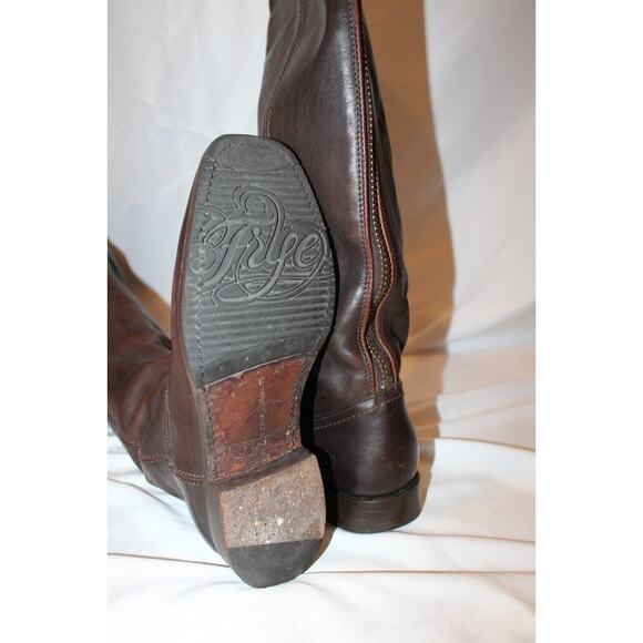 NEW Free People Over The Knee Brown‎ Leather Boots Size 7 - Picture 8 of 8